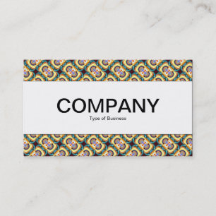 Centre Band - Colourful Geometric 08 Business Card
