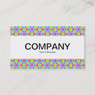 Centre Band - Colourful Geometric Business Card