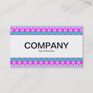 Centre Band - Colourful Geometric Business Card