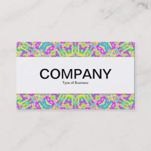 Centre Band - Colourful Kaleidoscope 01 Business Card