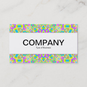 Centre Band - Colourful Kaleidoscope 02 Business Card