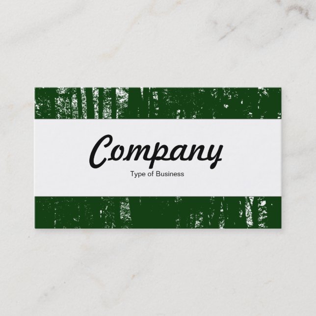 Centre Band  - Dark Woods HC - Dk Forest Green Business Card (Front)