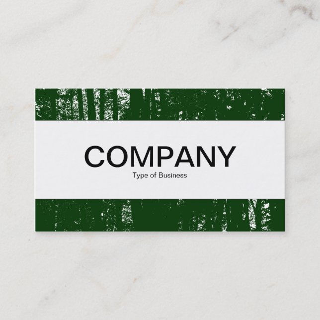 Centre Band - Dark Woods HC - Dk Forest Green Business Card (Front)