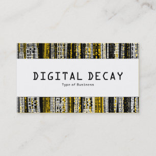 Centre Band  - Digital Decay - Amber Business Card