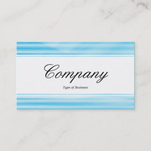Centre Band (edged) - Corrugated Blue Business Card