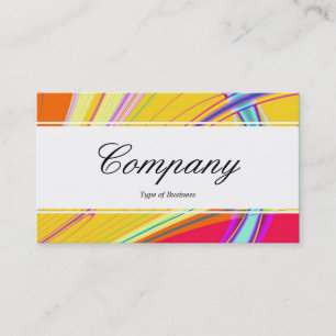 Centre Band (edged) - Fractal Abstract 061012e Business Card