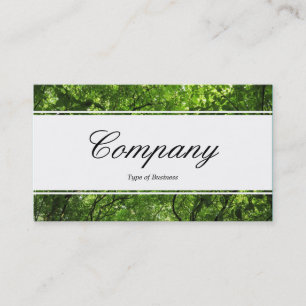 Centre Band (edged) - Woodland Canopy Business Card