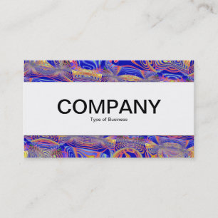 Centre Band  - Fractal Abstract 061012a Business Card
