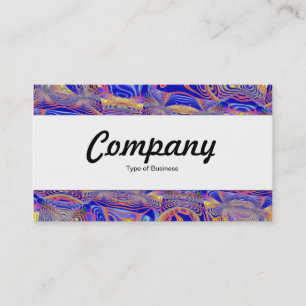 Centre Band - Fractal Abstract 061012a Business Card