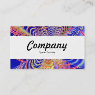 Centre Band - Fractal Abstract 061012d Business Card