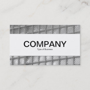 Centre Band - Glass Wall 02 - Black and White Business Card
