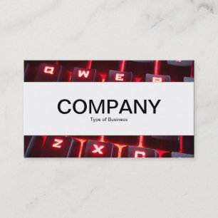Centre Band  - Glowing Keyboard Business Card