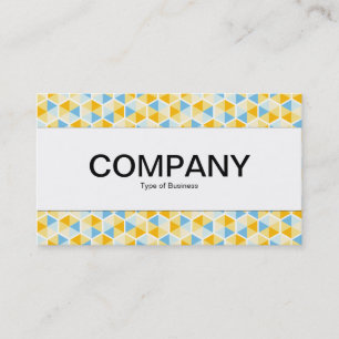 Centre Band - Hexagon Pattern 03 Business Card