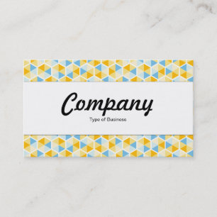 Centre Band - Hexagon Pattern 03 Business Card