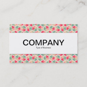 Centre Band - Hexagon Pattern 04 Business Card