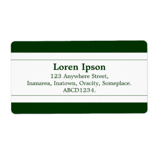 Centre Band II - Dark Green