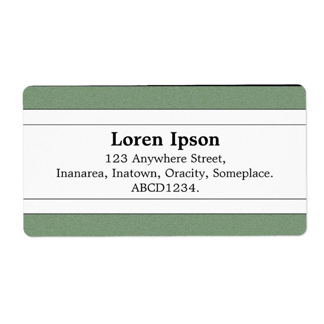 Centre Band II - Green Sand (Front)