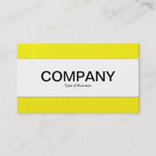 Centre Band - Painted Yellow Business Card
