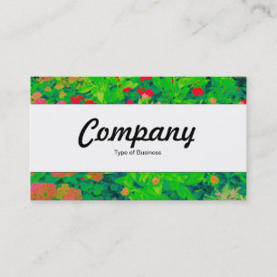 Centre Band  - Psychedelic Flower Bed Business Card