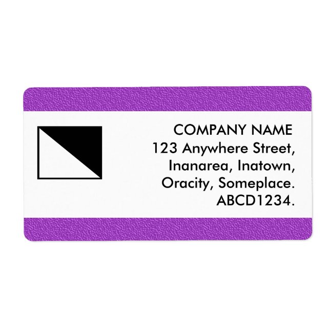 Centre Band - Purple Texture (Front)