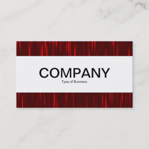 Centre Band - Red Streaks Business Card