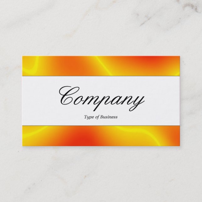 Centre Band - Script - Fractal Flames Business Card (Front)