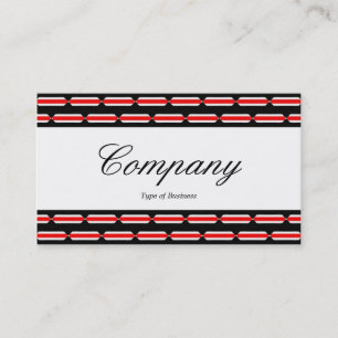 Centre Band - Script - Terrazzo Pattern Business Card