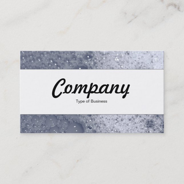 Centre Band  - Soap Bubbles Business Card (Front)