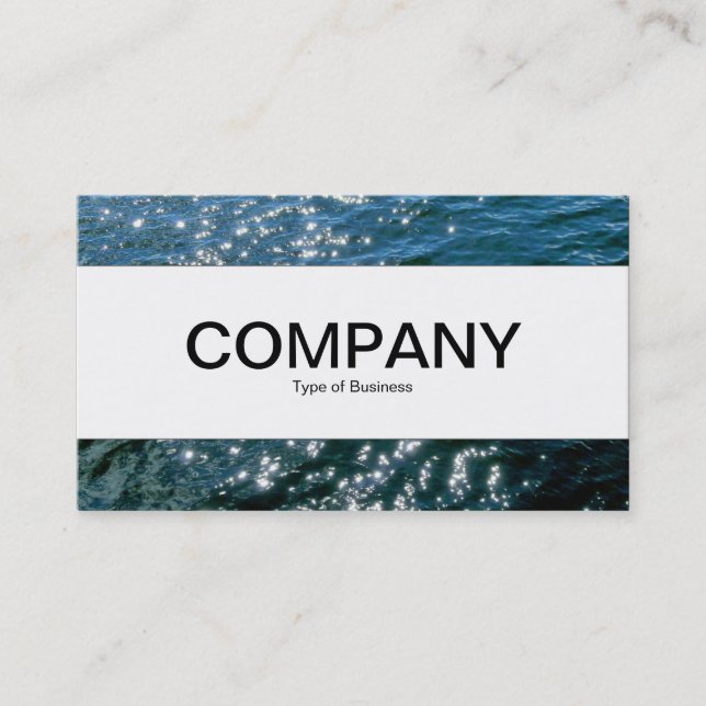 Centre Band  - Sparkling Water Business Card (Front)