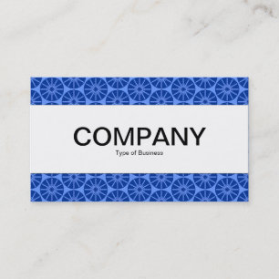 Centre Band - Star Wheel - Shades of Blue Business Card