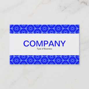 Centre Band - Star Wheel - Shades of Blue Business Card