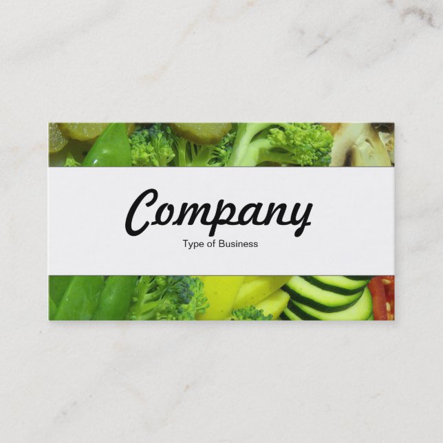 Centre Band  - Stir-fry Vegetables 01 Business Card (Front)