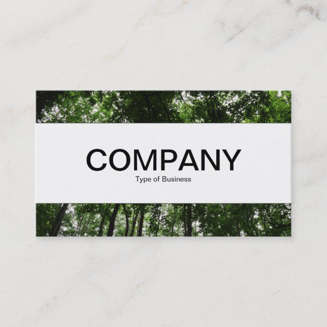 Centre Band  - Woodland Canopy 01 Business Card (Front)
