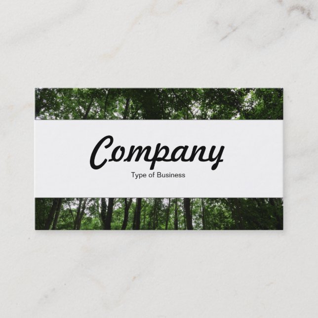 Centre Band  - Woodland Canopy 02 Business Card (Front)