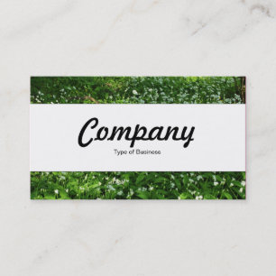 Centre Band - Woodland Flowers Business Card