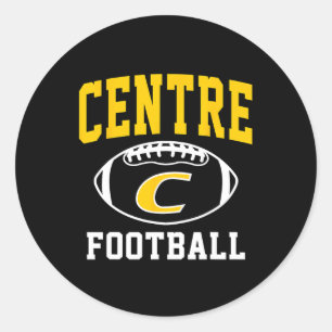 Centre College Football Athletics Vintage Sports A Classic Round Sticker