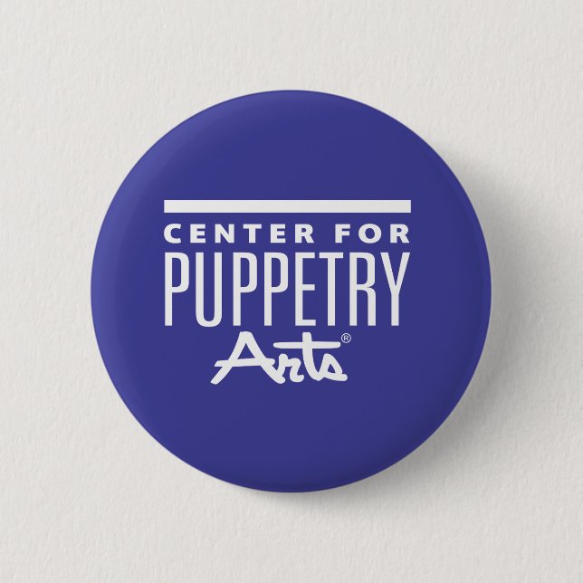 Centre for Puppetry Arts Logo 6 Cm Round Badge (Front)