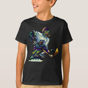 Centre Ice Zombie Forward Hockey Player T-Shirt
