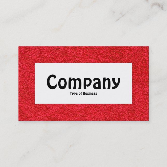 Centre Label - Carpet 01 Business Card (Front)