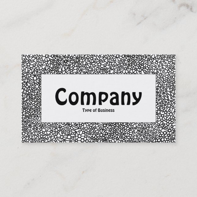 Centre Label - Complex Network Business Card (Front)