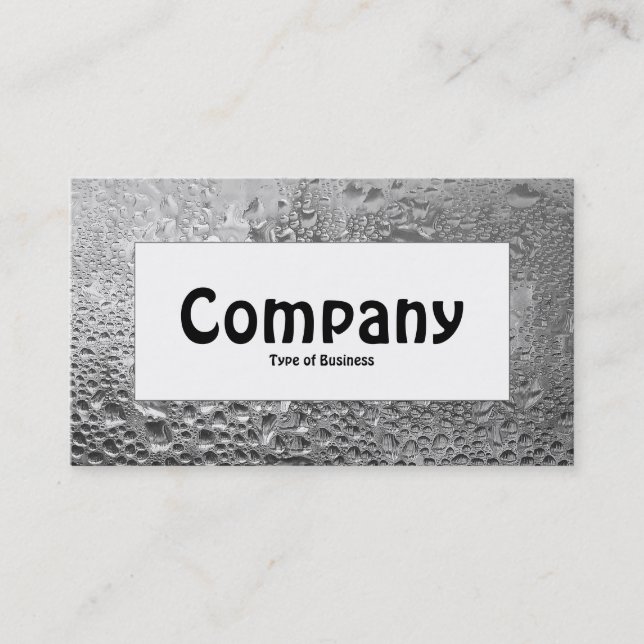 Centre Label - Cool Water Business Card (Front)