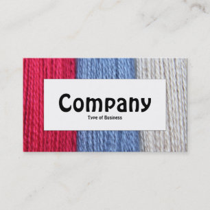 Centre Label - Darning Thread Business Card