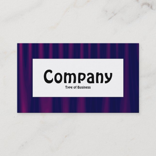 Centre Label - Drapery 04 Business Card (Front)