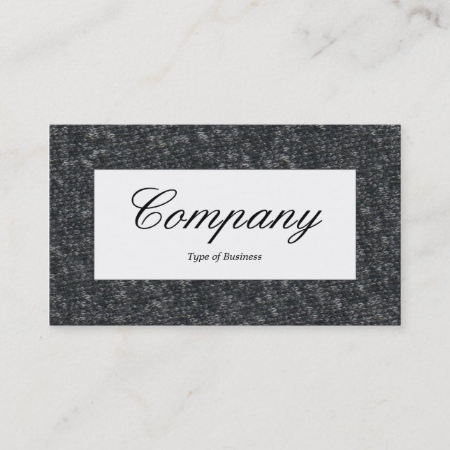 Centre Label - Fine Wool 01 Business Card (Front)