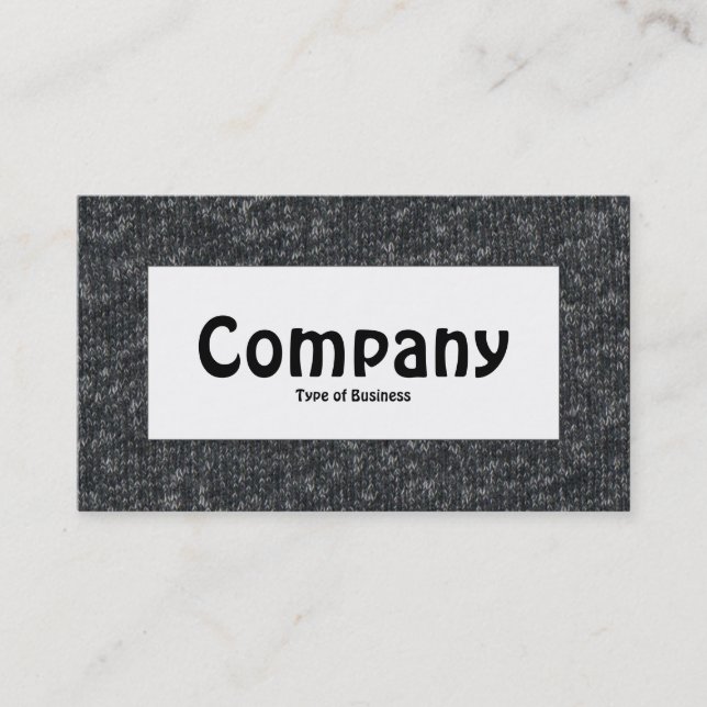 Centre Label - Fine Wool 02 Business Card (Front)
