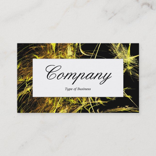 Centre Label - Fractal 02 Business Card (Front)