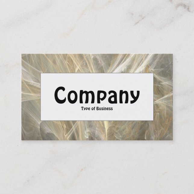 Centre Label - Fractal Flame Business Card (Front)