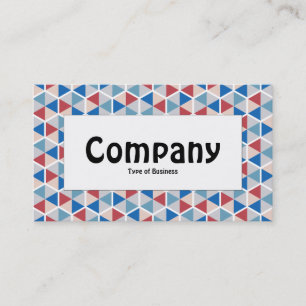 Centre Label - Hexagon Pattern 05 Business Card