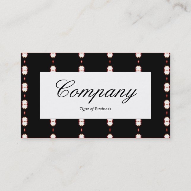 Centre Label - Ruby Lights Business Card (Front)