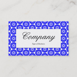 Centre Label - Star Wheel - Blue Business Card